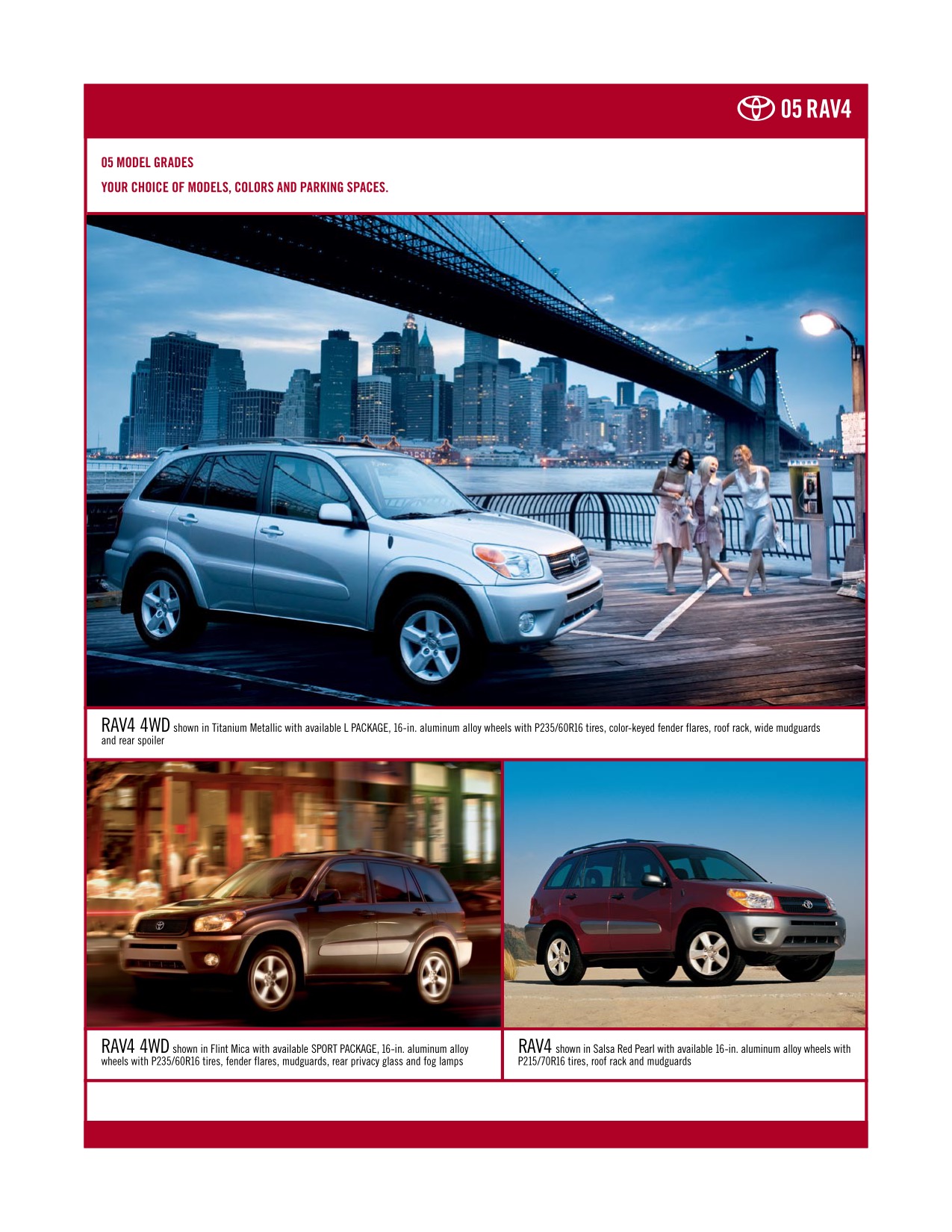 2005 Toyota RAV4 Brochure Page 4